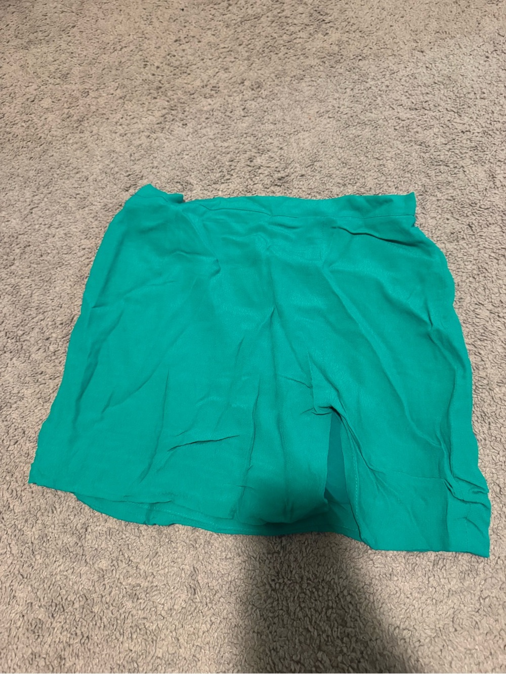 Olivaceous Green Mini Skirt